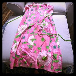 Lily Pulitzer pink strapless size 8 dress